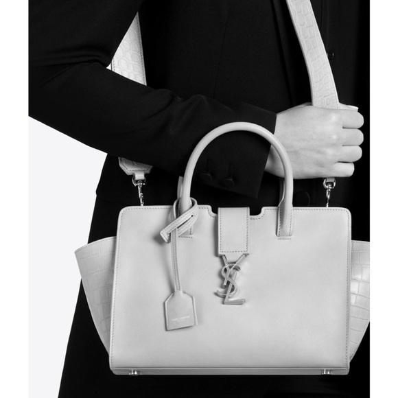 Saint Laurent Monogram Downtown Cabas Leather Bag - Picture 8 of 8